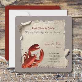 Nieuw Home Maine Verhuisaankondiging Briefkaart