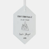 Nieuw Home Ornament - Gepersonaliseerde nieuwe Hom (Voorkant Rechts)