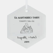 Nieuw Home Ornament - Gepersonaliseerde nieuwe Hom (Achterkant)