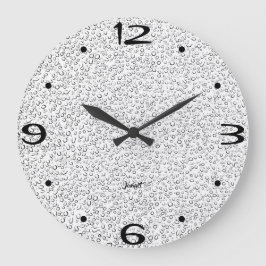 Nieuw Home Perfect Bathroom Wall White Grote Klok