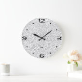 Nieuw Home Perfect Bathroom Wall White Grote Klok (Huis)