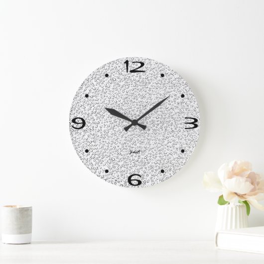 Nieuw Home Perfect Bathroom Wall White Grote Klok (Huis)