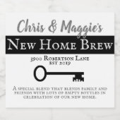 Nieuw Home Proost Bier Etiket (Enkel label)