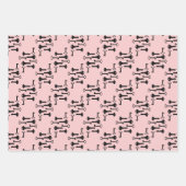 Nieuw Home Roze Assortiment van Verpakkende Papier Inpakpapier Vel (Voorkant)