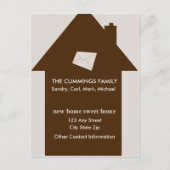 Nieuw Home Sweet Home Briefkaart (Taupe) (Voorkant)