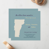 Nieuw Home Vermont Verhuizing Aankondiging Briefka (Voorkant / Achterkant in situ)