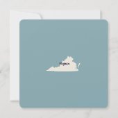 Nieuw Home Virginia Verhuisaankondiging Briefkaart (Achterkant)