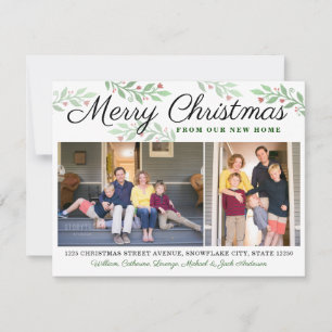 Nieuw Home Vrolijk Kerstfeest 2 Foto Vakantie Verh Aankondiging