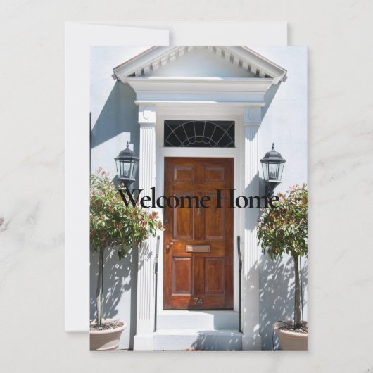 Nieuw Home Wishes Wenskaart Kaart (Voorkant)