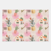 Nieuw Home Wrapping Papier Flat Sheet Set van 3 Inpakpapier Vel (Voorkant 3)