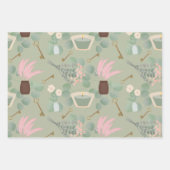 Nieuw Home Wrapping Papier Flat Sheet Set van 3 Inpakpapier Vel (Voorkant 2)