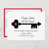 Nieuw hoofdartikel Nieuwe adreswijziging Aankondig Briefkaart (Voorkant / Achterkant)