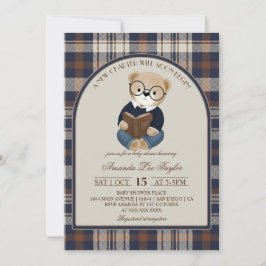 Nieuw Hoofdstuk Beer Baby Shower Kaart