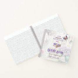 Nieuw hoofdstuk Begin Baby shower Parijs gastboek Notitieboek