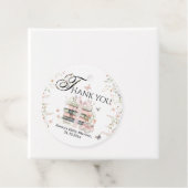 Nieuw hoofdstuk Begin Boek Wildflower Baby Meisje  Bedankjes Labels (In situ)