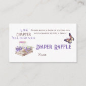 Nieuw hoofdstuk Begin Brunch Diaper Baby shower Ra Informatiekaartje (Voorkant)