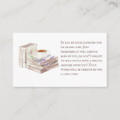 Nieuw hoofdstuk Begin Brunch Diaper Baby shower Ra Informatiekaartje (Achterkant)