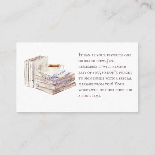 Nieuw hoofdstuk Begin Brunch Diaper Baby shower Ra Informatiekaartje (Achterkant)