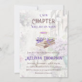 Nieuw hoofdstuk Begin Lavender Tea Brunch Baby sho Kaart (Voorkant)