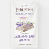 Nieuw Hoofdstuk Begin met het Baby shower van het  Spandoek (Verticaal)