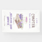 Nieuw hoofdstuk Begin Verhaalboek Thema Babyfeestj Spandoek (Horizontaal)