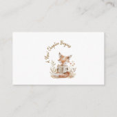 Nieuw hoofdstuk begint Baby Fox Luier Raffle Ticke Informatiekaartje (Achterkant)