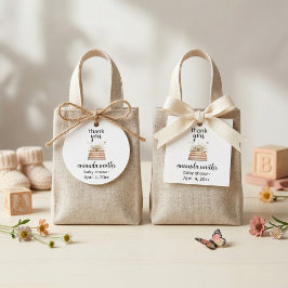 Nieuw Hoofdstuk Begint Baby Shower Bedankt Sticker