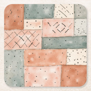 Nieuw hoofdstuk begint Baby shower Storybook Kartonnen Onderzetters