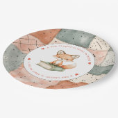 Nieuw hoofdstuk begint Baby shower Storybook Papieren Bordje (Gekanteld)