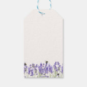 Nieuw hoofdstuk begint boeken Lavendel Meisje Baby Cadeaulabel (Achterkant)