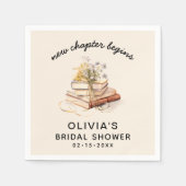 Nieuw Hoofdstuk Begint Bruidscadeau  Servet (Voorkant)