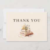 Nieuw Hoofdstuk Begint Bruidsfeest Bedankkaart (Voorkant)