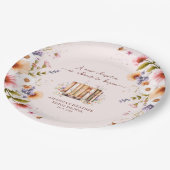 Nieuw Hoofdstuk Begint Bruidsmeisjes Borrel Feestj Papieren Bordje (Gekanteld)