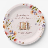 Nieuw Hoofdstuk Begint Bruidsmeisjes Borrel Feestj Papieren Bordje (Voorkant)