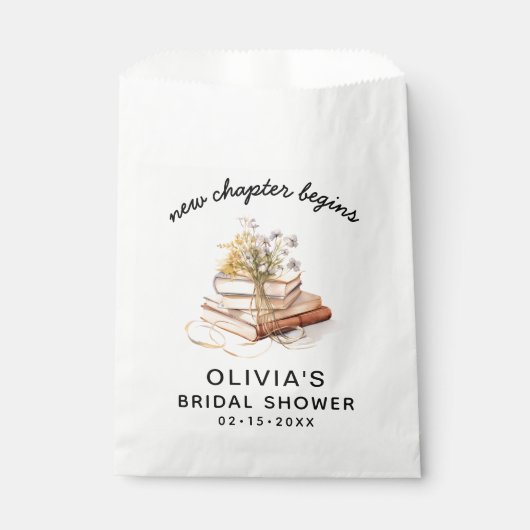 Nieuw Hoofdstuk Begint Bruidsuitnodiging  Bedankzakje (Voorkant)