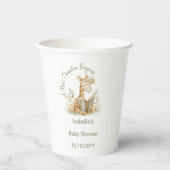 Nieuw hoofdstuk begint Giraffe Storybook Baby show Papieren Bekers (Voorkant)