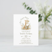 Nieuw hoofdstuk begint met Baby shower Giraffe (Staand voorkant)