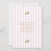 Nieuw hoofdstuk begint met Baby shower Girl Kaart (Achterkant)