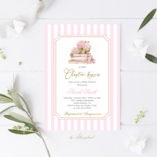 Nieuw hoofdstuk begint met Baby shower Girl Kaart
