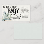 Nieuw hoofdstuk begint met Baby shower Wildflower Informatiekaartje (Voorkant / Achterkant)