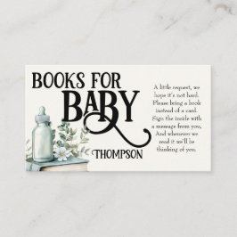 Nieuw hoofdstuk begint met Baby shower  Wildflower Informatiekaartje