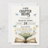 Nieuw hoofdstuk begint met Baby shower  Wildflower Kaart (Voorkant)