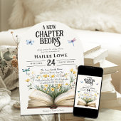 Nieuw hoofdstuk begint met Baby shower  Wildflower Kaart