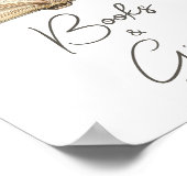 Nieuw hoofdstuk begint met boeken en geschenken poster (Hoek)