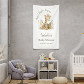 Nieuw hoofdstuk begint met Bookish Giraffe Baby sh Spandoek