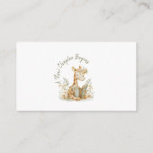 Nieuw hoofdstuk begint met Giraffe Luier Raffle ti Informatiekaartje (Achterkant)