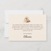 Nieuw hoofdstuk begint met Vrijgezellenfeest Bedankkaart (Achterkant)