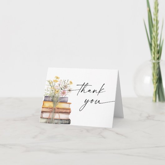 Nieuw hoofdstuk begint Storybook Thank You Card Bedankkaart (Voorkant)