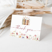 Nieuw hoofdstuk begint Storybook Thank You Card Bedankkaart