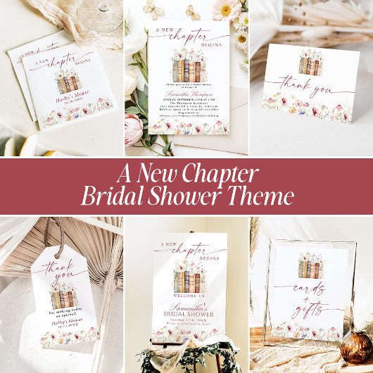 Nieuw hoofdstuk begint Storybook Thank You Card Bedankkaart